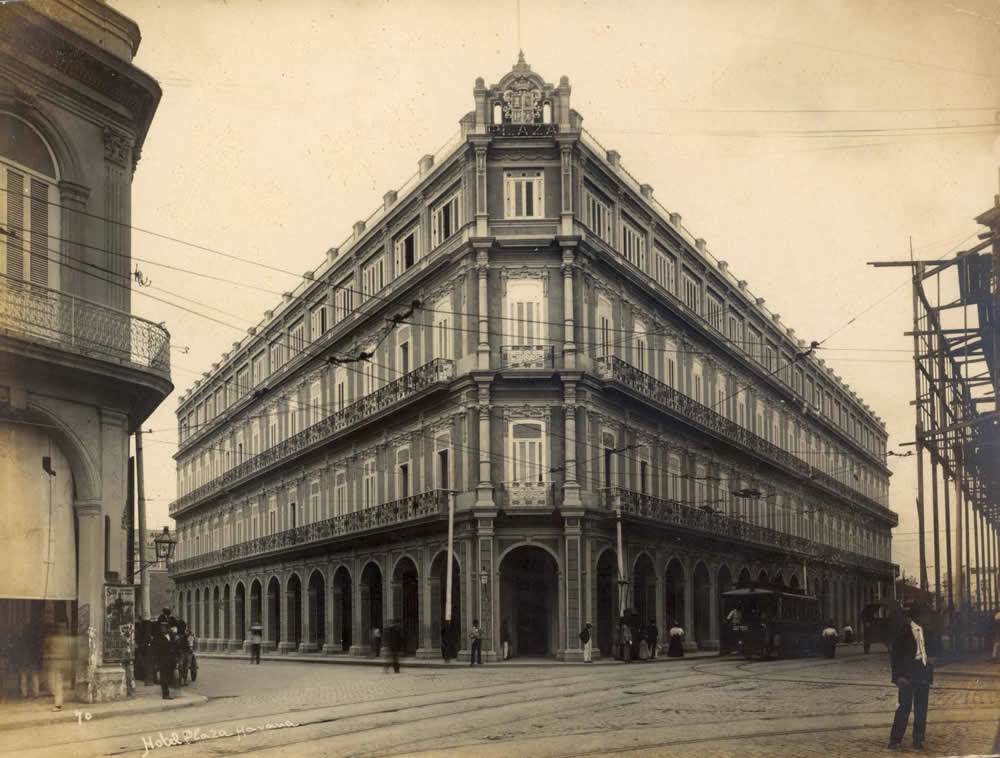 The historic Plaza Hotel in Havana
